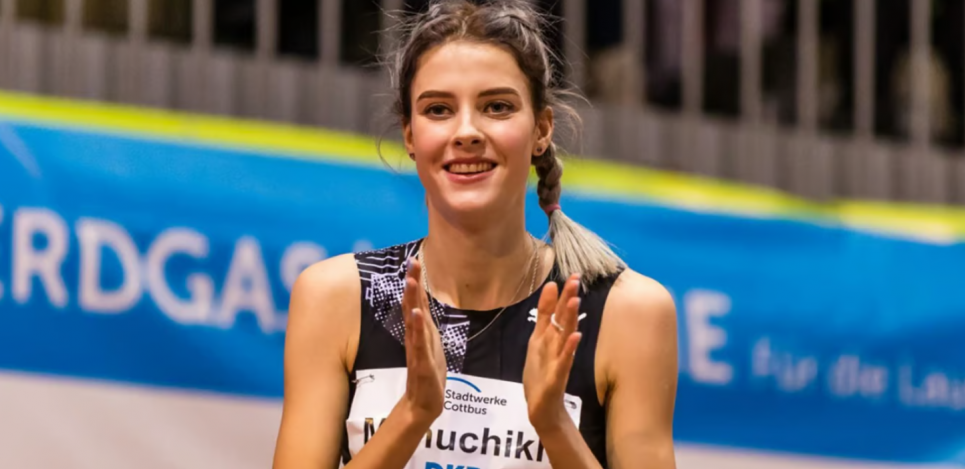 Ярослава Магучіх втретє поспіль стала чемпіонкою Європи зі стрибків у висоту Ярослава Магучіх - триразова чемпіонка Європи зі стрибків у висоту в приміщенні