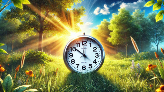 Фото: переведення годинника на літній час / згенеровано ШІ