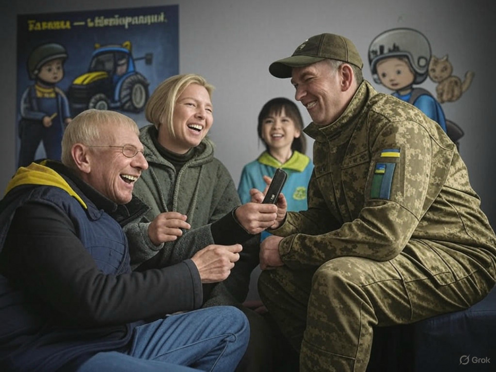Психологія стійкості: як українці використовують гумор для подолання травм війни Зображення згенеровано ШІ