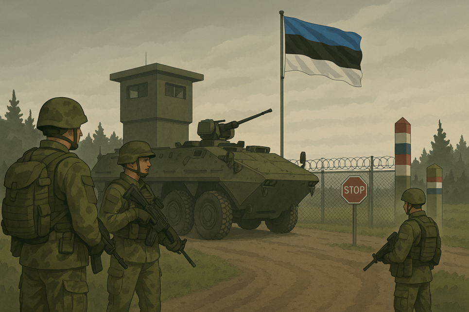«Чіткий сигнал»: Естонія створить військову базу на кордоні з РФ Зображення згенеровано ШІ