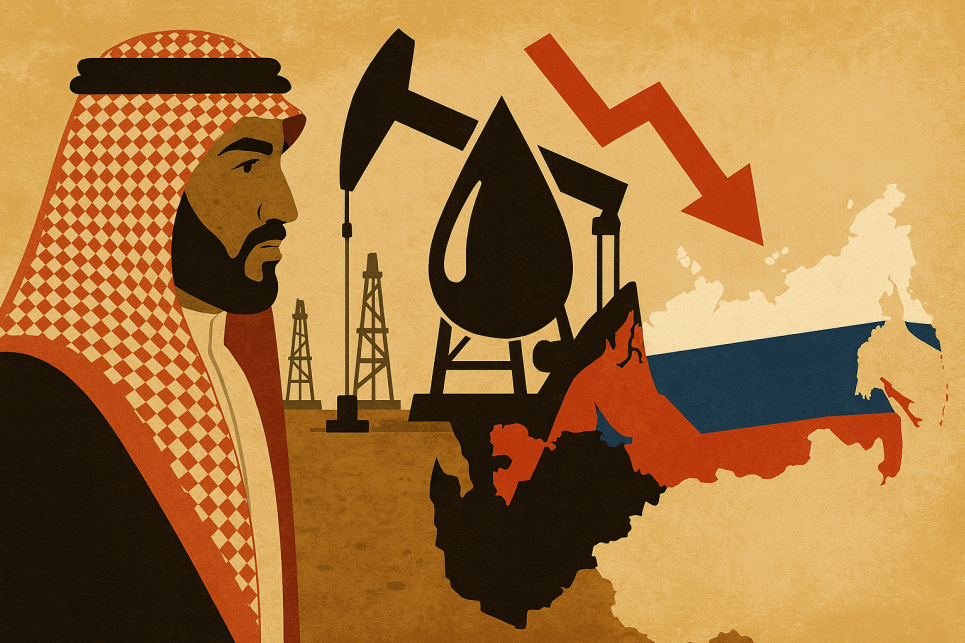 Саудівська Аравія готова допустити падіння нафтових цін, що може вдарити по Росії Зображення згенеровано ШІ