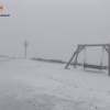 Гору Піп Іван на Рахівщині вкрило снігом