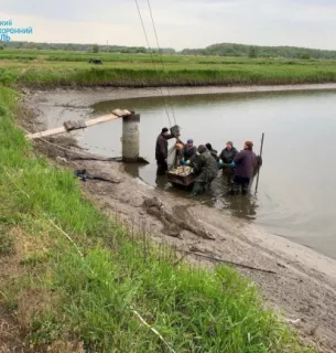Почти 2 тысячи карпов выпустили в Чернобаевское водохранилище Почти 2 тысячи карпов выпустили в Чернобаевское водохранилище. Фото: Черкасский рыбоохранный патруль