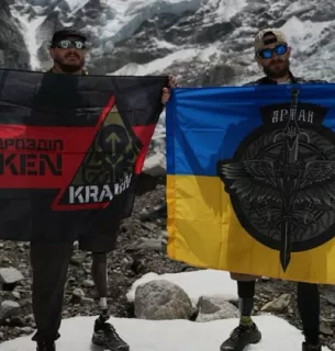 Українські ветерани з ампутаціями підкорили Гімалаї Без меж: українські ветерани здійснили сходження в Гімалаях. Фото: ГУР