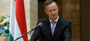 Міністр закордонних справ Угорщини Петер Сійярто / Укрінформ