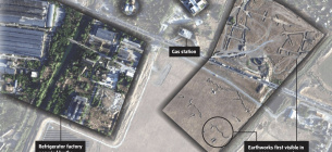 «Це не табір — це гулаг»: нові докази масового вивезення українських дітей Супутникове фото російської «Юнармії» у тимчасово окупованому Мелітополі, Запорізька область, Україна. (Джерело: Hala Systems, OpenStreetMap)