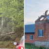 Непогода в Закарпатье оставила без света десятки населенных пунктов и повредила дома