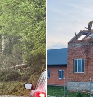 Негода на Закарпатті залишила без світла десятки населених пунктів та пошкодила будинки Закарпаття потерпає від негоди