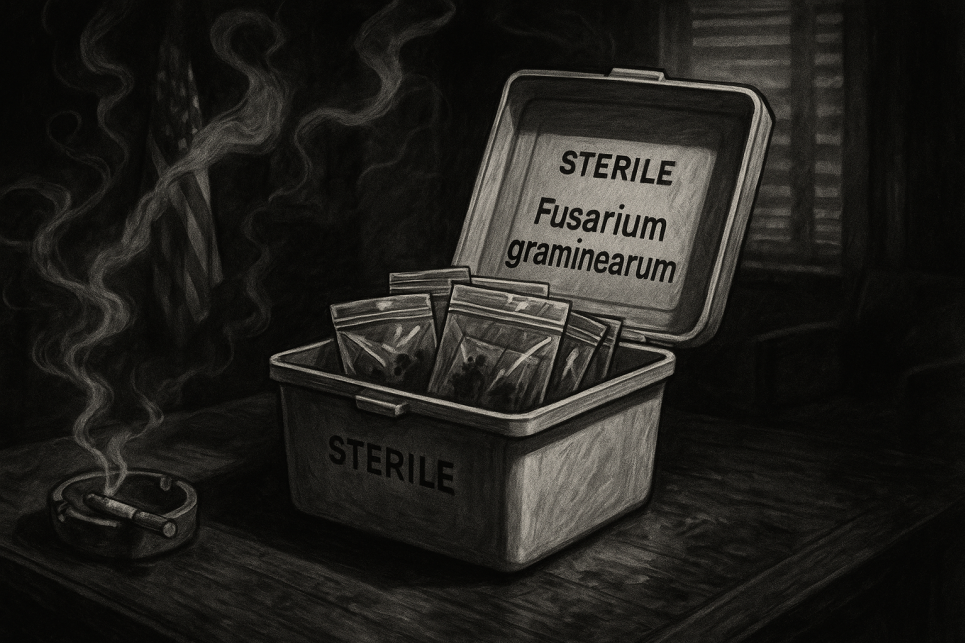 Гриб зі смаком війни: у США звинувачують вчених у контрабанді фузарій і біозброї Зображення згенеровано ШІ