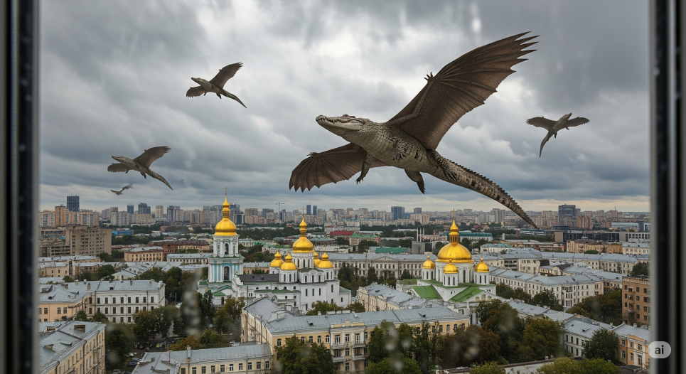 Что делать, если вдруг крокодилы полетят: инструкция по выживанию и адаптации Изображение создано ИИ