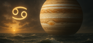 Чому Юпітер у Раку відкриє двері для великих змін цього року Зображення створене ШІ