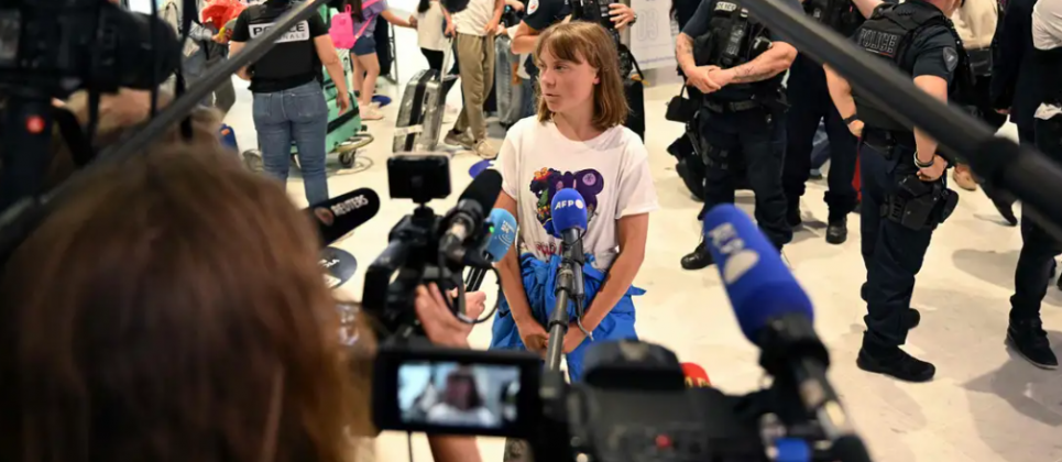 Грету Тунберг затримали та депортували з Ізраїлю, причини Фото: Hugo Mathy/AFP