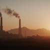 Планета на грани — человечество выбросило 40,8 гигатонн CO₂ Дым над ТЭС. Изображение создано ИИ