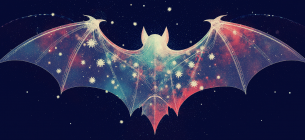 Крылья угрозы: открыты новые летальные вирусы у летучих мышей с риском для людей Иллюстрация летучей мыши с вирусами. Изображение создано ИИ