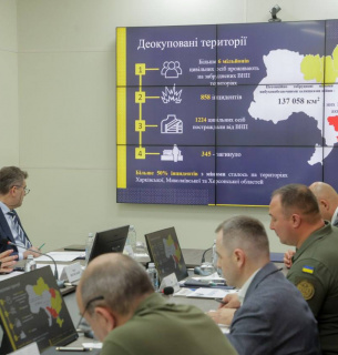 Площа замінованих земель скоротилася на 20% - Денис Шмигаль Фото: Денис Шмигаль Прем‘єр-міністр України / Telegram