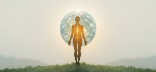 Как спина держит мир: день борьбы со сколиозом Иллюстрация ко Всемирному дню борьбы со сколиозом. Изображение создано ИИ