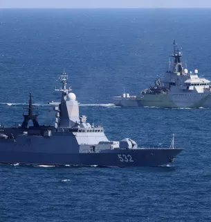 Морська ілюзія: як російський корвет «Бойкий» проскочив через Ла-Манш під чужим ім’ям Російський військовий корабель «Бойкий» у водах Великої Британії.. Фото: Унаїсі Люк/Міністерство оборони Великої Британії