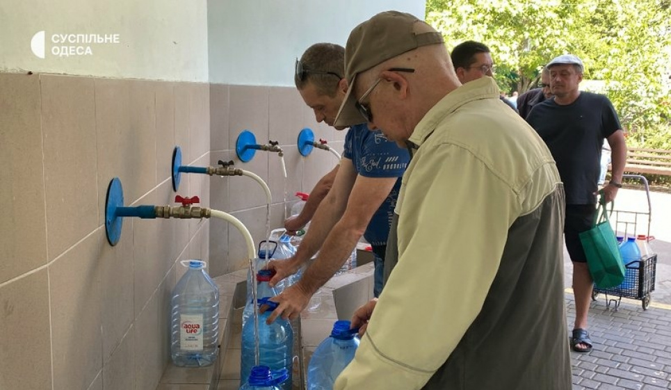 Водна криза на порозі: в Одесі та на півдні України можлива погодинна подача води Фото: Суспільне Одеса