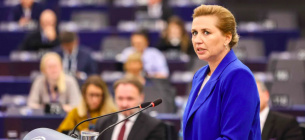 Виступ Метте Фредеріксен на пленарному засіданні Європарламенту