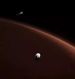 Цена сокращений: США прекращает работу межпланетных миссий NASA Проект компактного космического аппарата Lockheed Martin для доставки образцов из Марса. Автор: Lockheed Martin