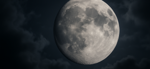 Місяць — наш емоційний штурман? Що розповідає про вас головна "нічна планета" астрології Зображення створене ШІ