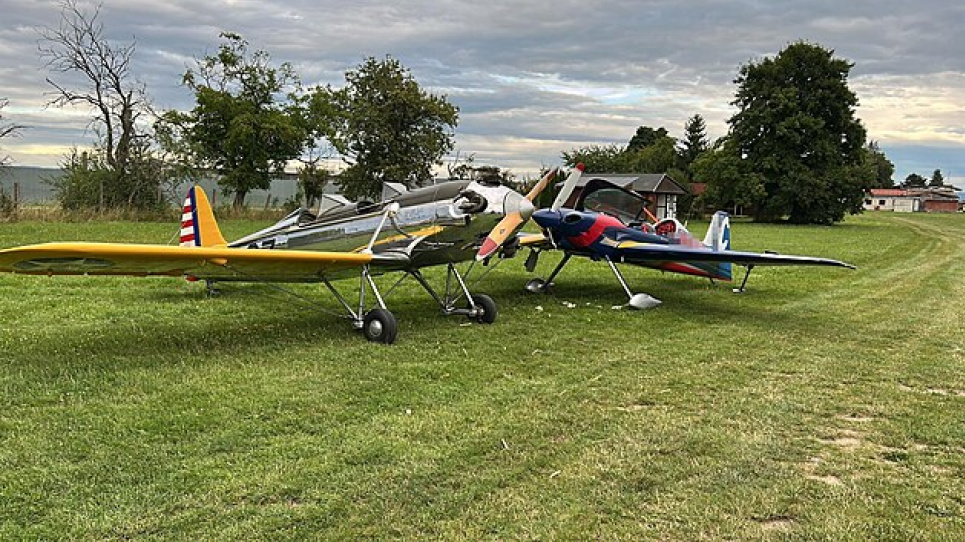 В Чехии на аэродроме столкнулись два самолета (ФОТО)  Фото czechia-online.cz