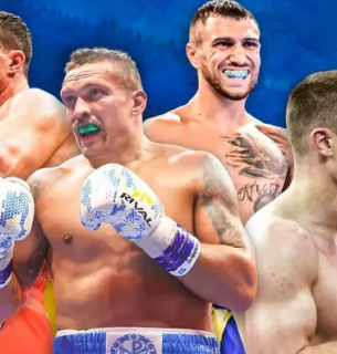 Український бокс: від радянських легенд до світових чемпіонів Клички, Усик і Ломаченко. Колаж: GiveMeSport