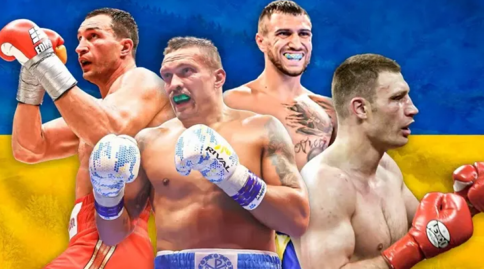 Кличко, Усик и Ломаченко. Коллаж: GiveMeSport