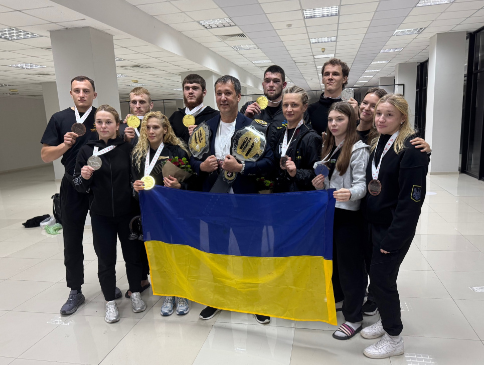 Збірна України з ММА тріумфувала на Чемпіонаті світу, здобувши 16 медалей