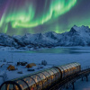 Норвегія презентувала внноваційний панорамний поїзд для спостереження за Північним сяйвом