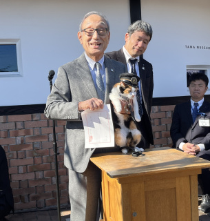 У Японії котів офіційно призначили начальниками залізничних станцій.