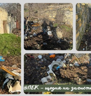 Нелегальне сміттєзвалище під Одесою