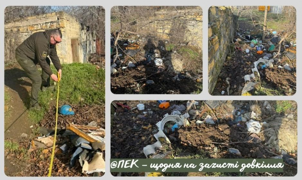 Нелегальне сміттєзвалище під Одесою