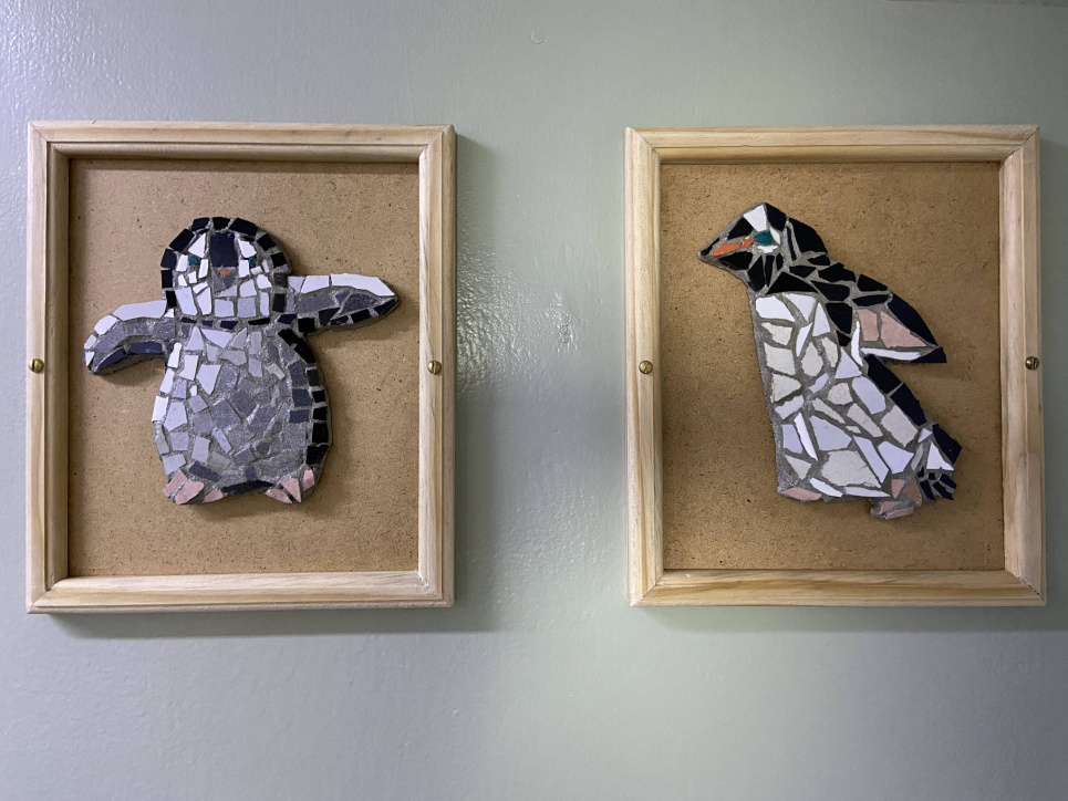 Перші мозаїки на станції «Вернадський»