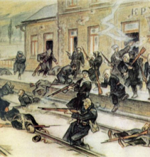 "Бій під Крутами". Леонід Перфецький