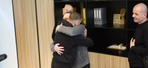 Встреча сына донора с реципиентами во Львове