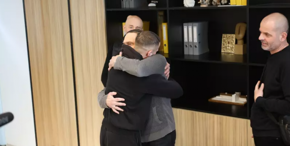 Зустріч сина донора з реципієнтами у Львові