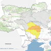 Повінь в Україні: де очікуються затоплення та які області під загрозою розливу річок. Фото: скріншот сайту Укргідрометцентру