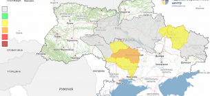 Наводнение в Украине: где ожидаются затопления и какие области под угрозой разлива рек. Фото: скриншот сайта Укргидрометцентра