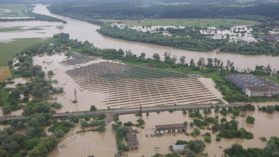 Наводнение на западе Украины в 2020 году. Фото: МВД