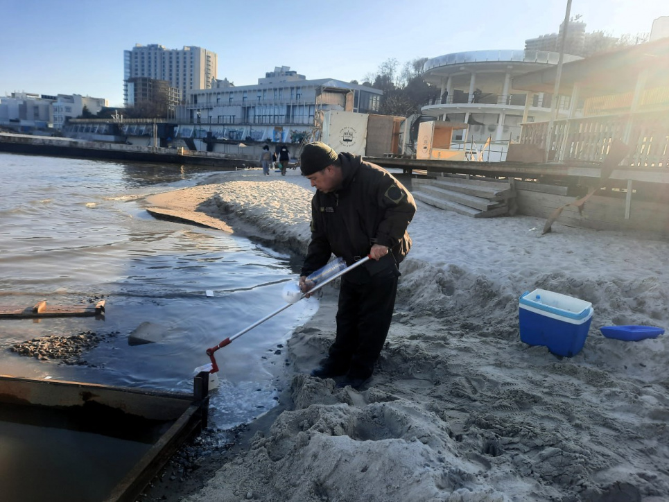 Утечка стоков в море