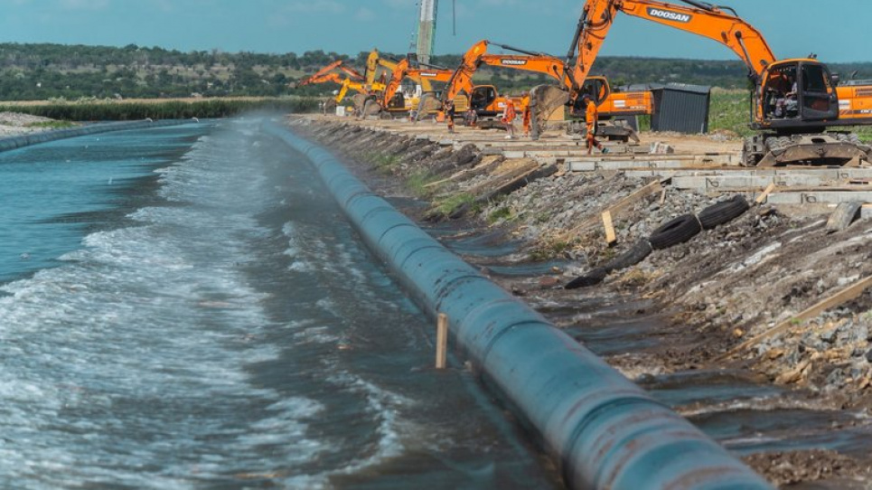 Строительство водопровода в Николаевской области, июнь 2025 года. Фото: ООО «ГК «Автострада»