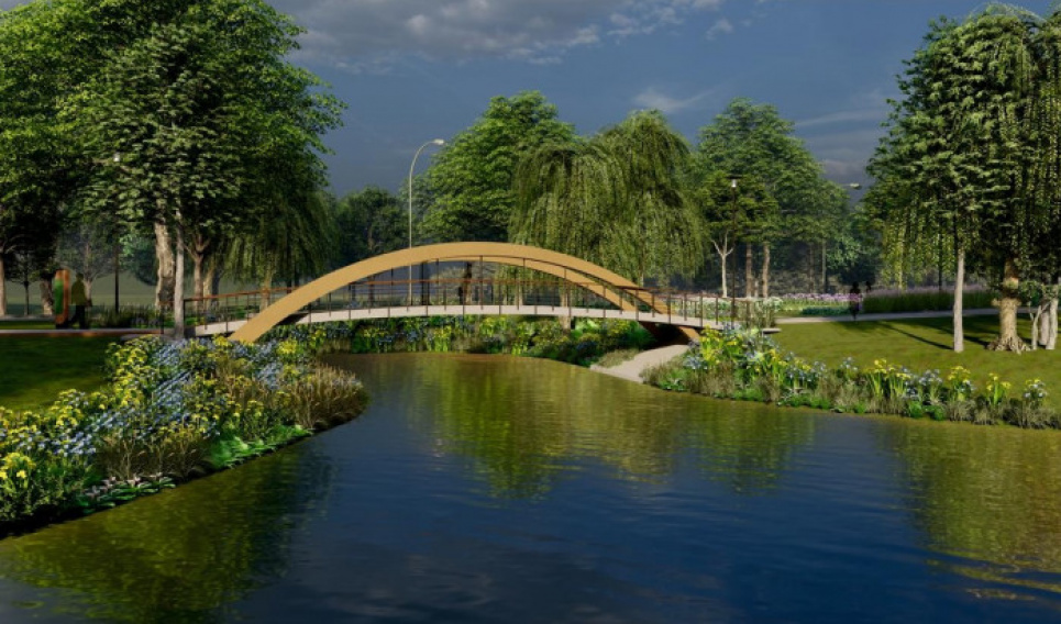 Новий міст на Оболоні: будівництво у парку Наталка