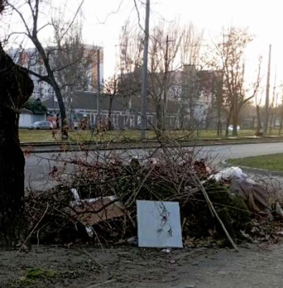 В Николаеве убрали свалку