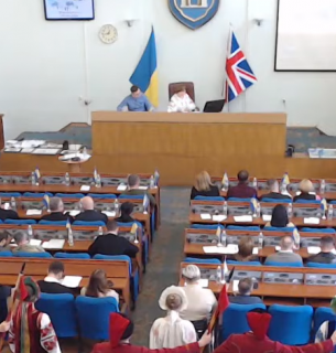 Фото: скріншот відео Онлайн-трансляції 61 сесії Житомирської міської ради 28.04.2026