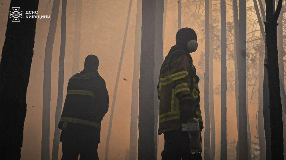 Пожежа в Чорнобильській зоні