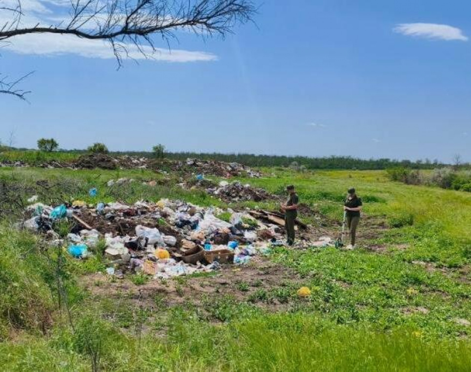 Сміттєзвалище в заказнику на Миколаївщині