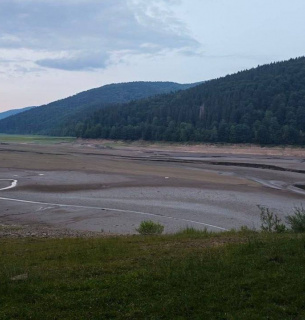 Вільшанське водосховище на Закарпатті катастрофічно обміліло/
