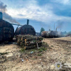 На Березнівщині поліція вилучила піролізні бочки та деревину