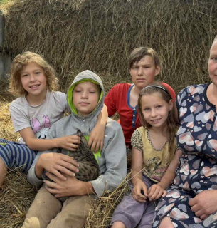 Навіщо на Чернігівщині солять сіно: секрет заготівлі від багатодітної родини з Макошиного